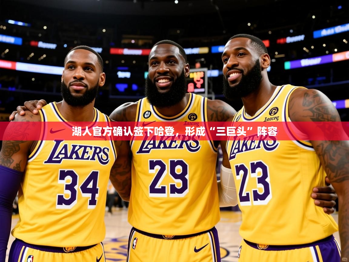 2025kaiyun体育在线登陆入口湖人官方确认签下哈登,形成“三巨头”阵容 第2张